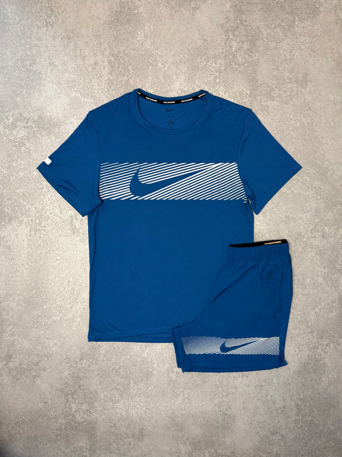 NIKE BLUE REFLECTIVE SET