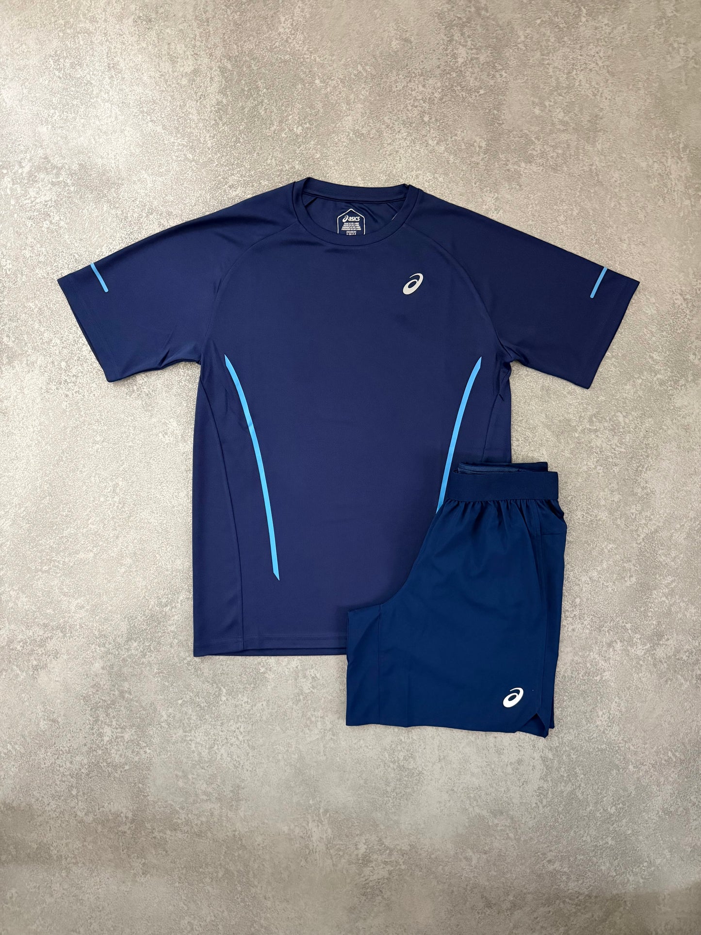 ASICS Navy Blue Short SET