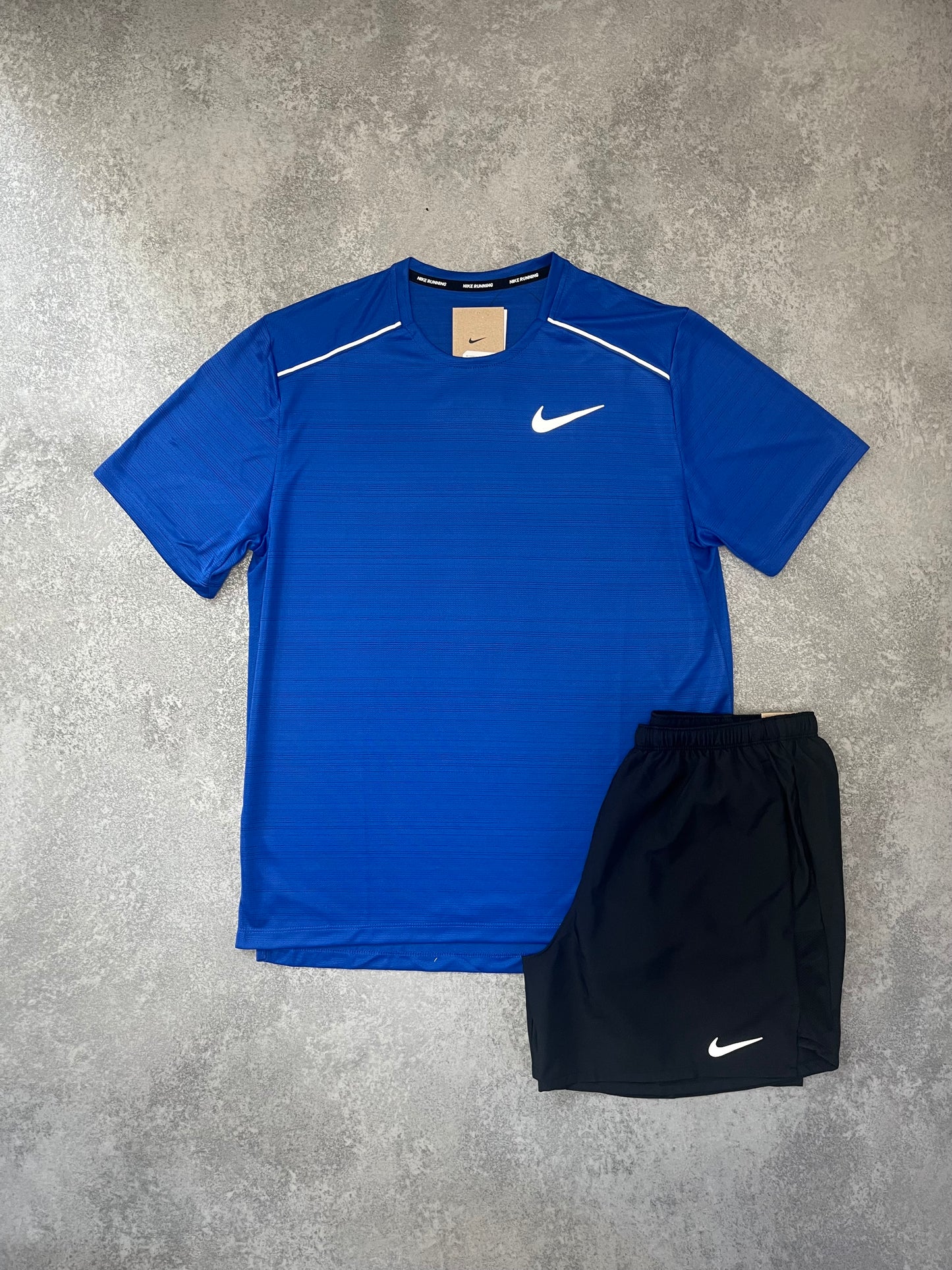 NIKE Royal Blue Miler Short SET