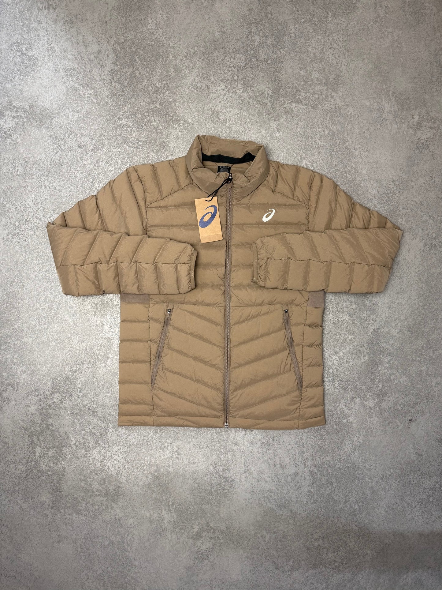 ASICS Tan Puffer Jacket