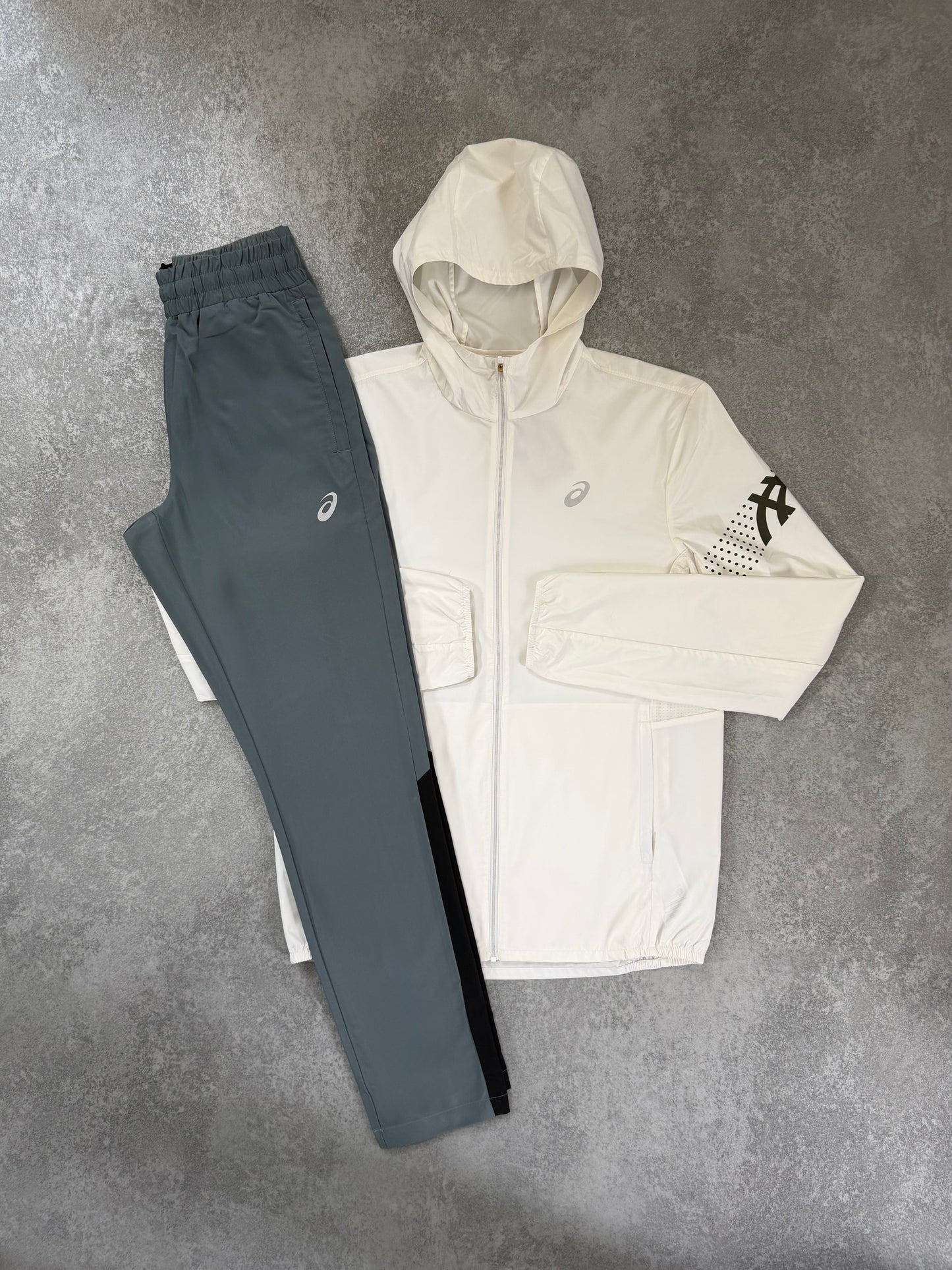 ASICS White Jacket SET