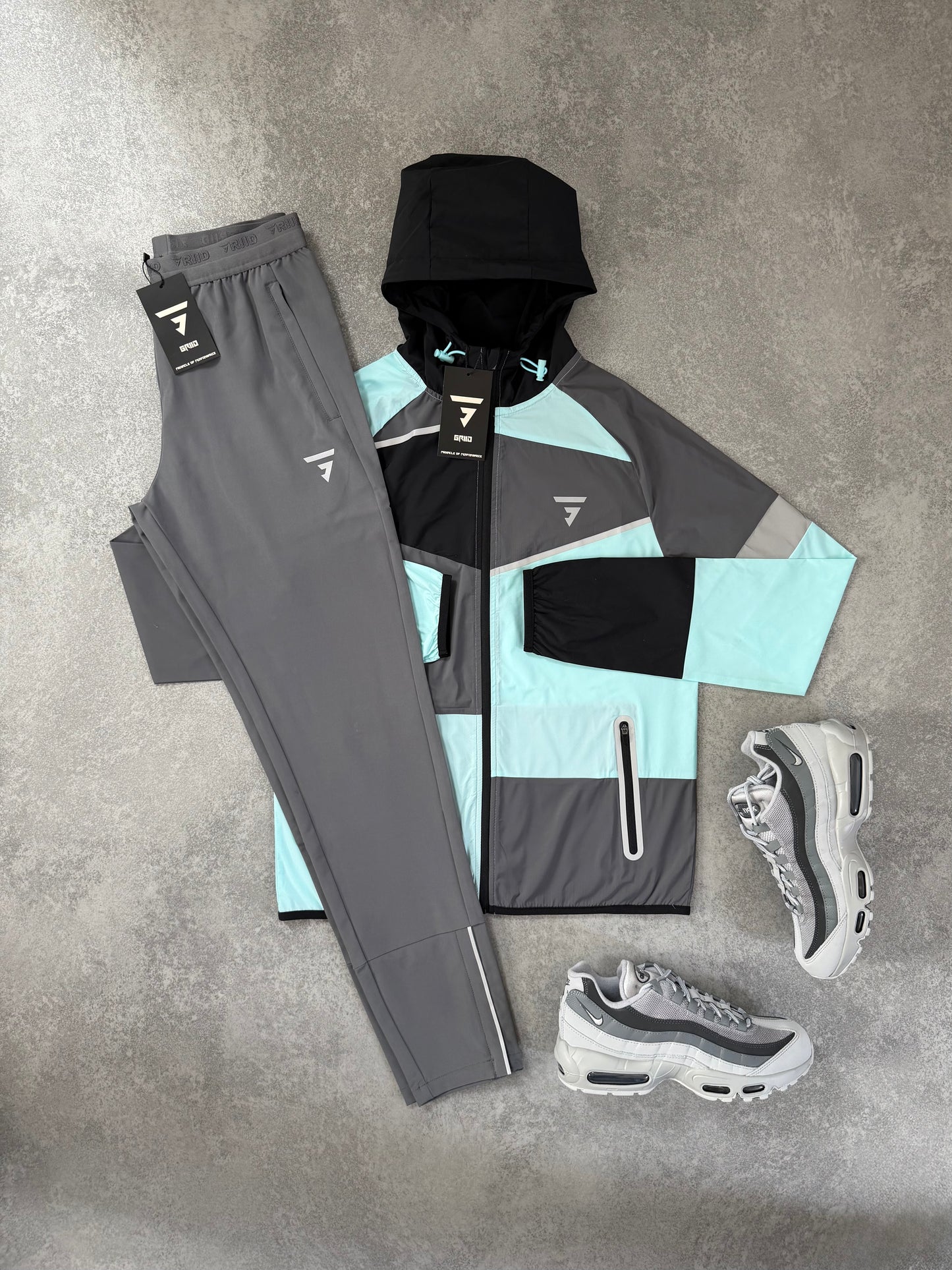 Griid Aqua Panel Jacket Set