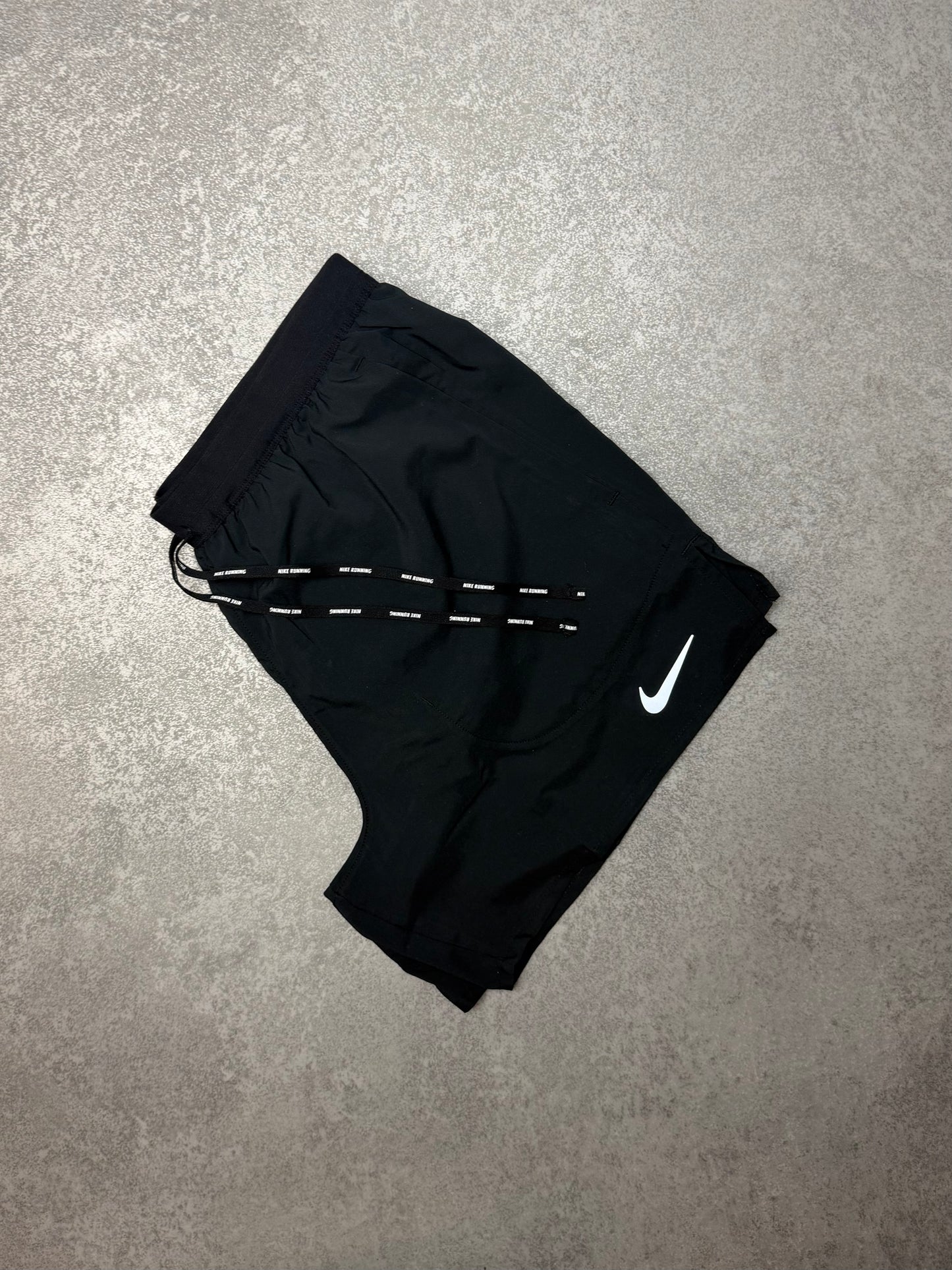 NIKE BLACK FLEXSTRIDE SHORTS