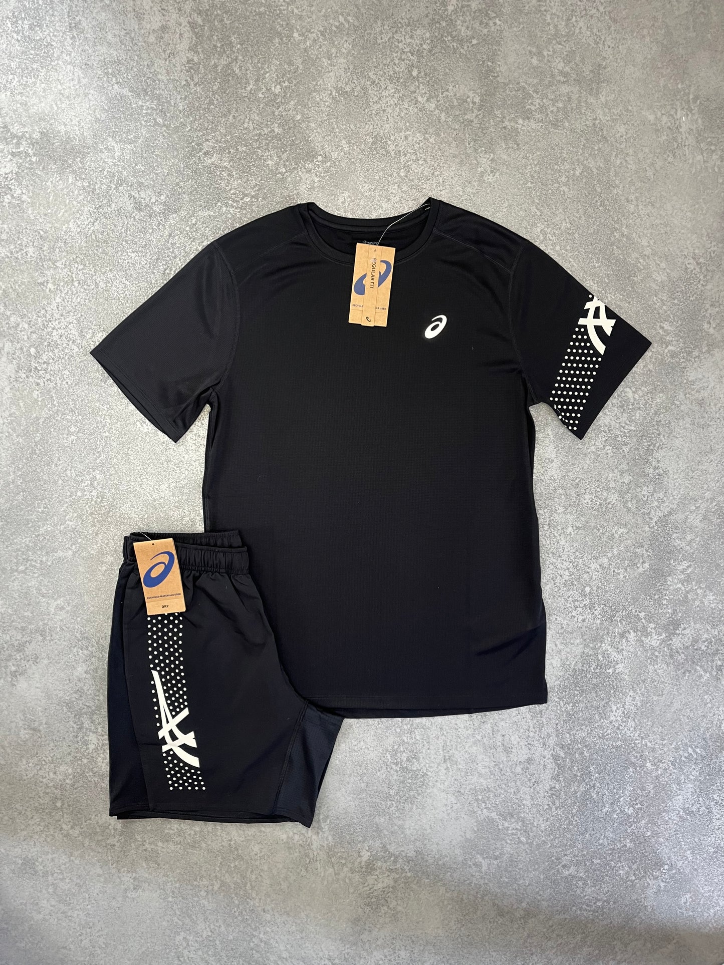 ASICS Black / White Core SET