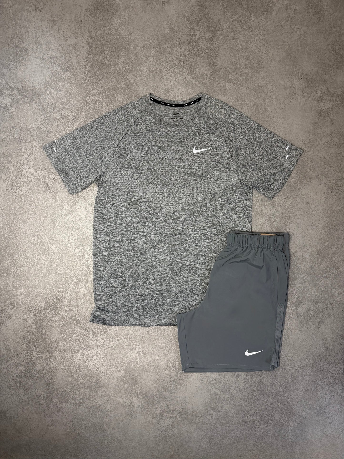Nike Grey Pattern Short Set