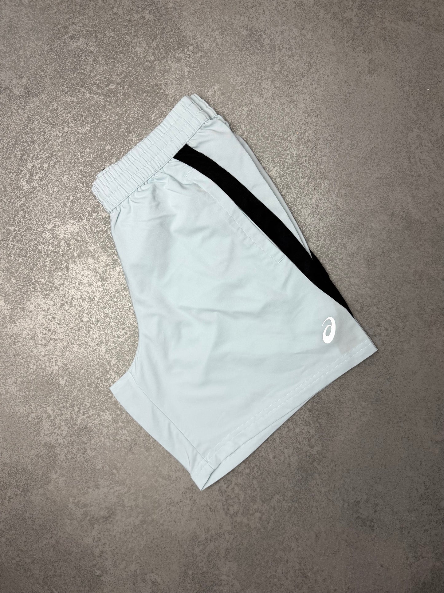 ASICS GHOST WHITE COLOURBLOCK SHORTS