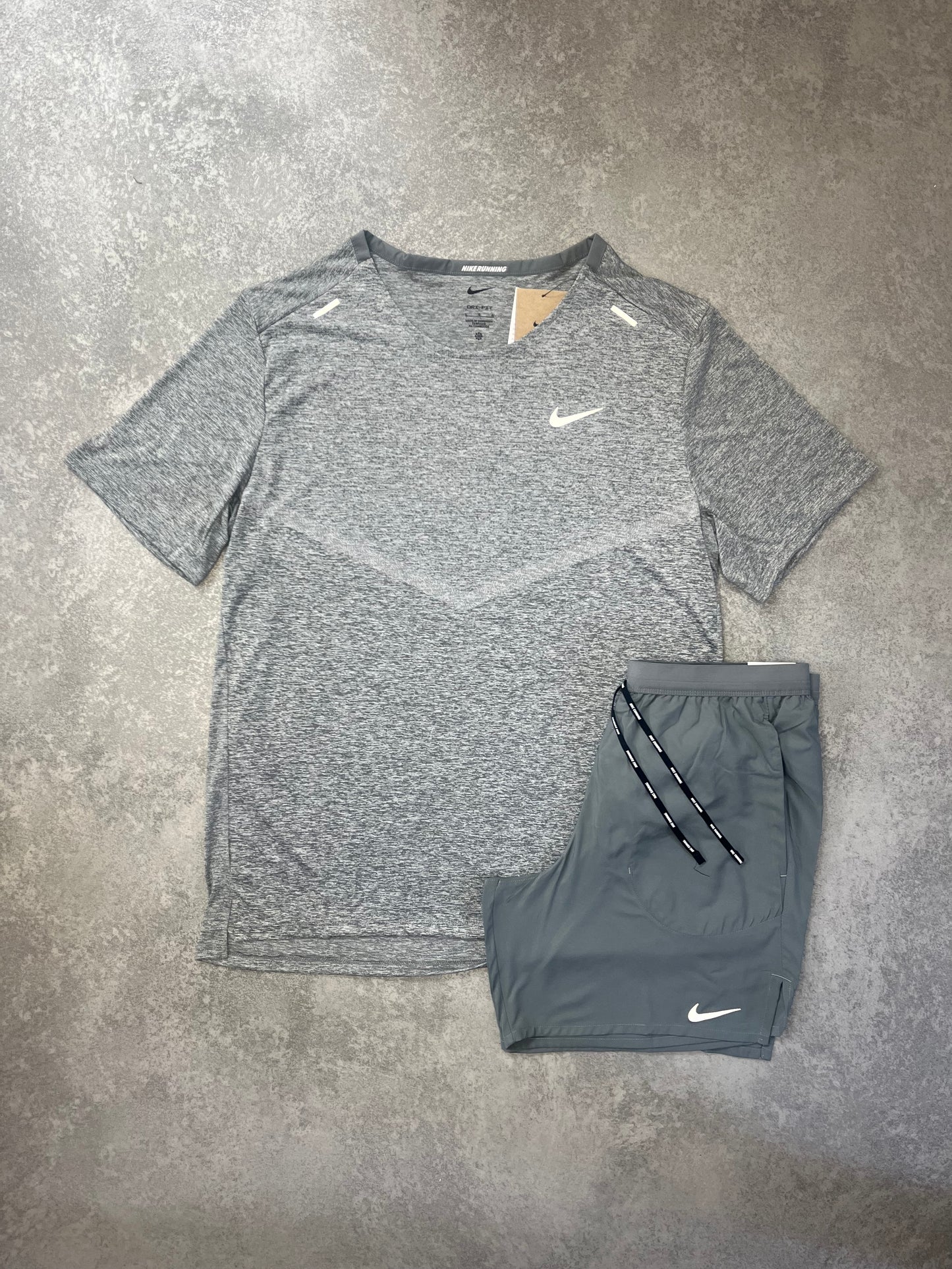 NIKE Pattern Grey Miler Short Set