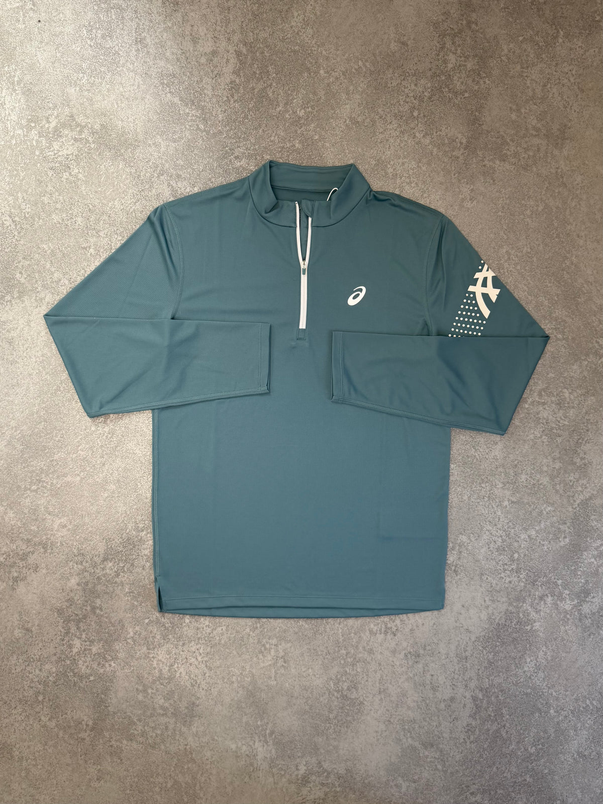 Teal Icon Half Zip