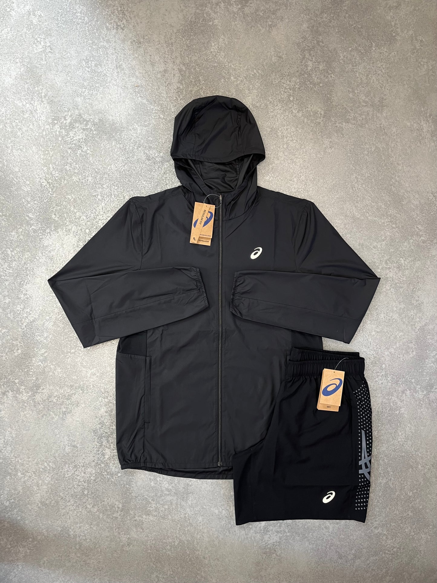 ASICS Black Jacket SET