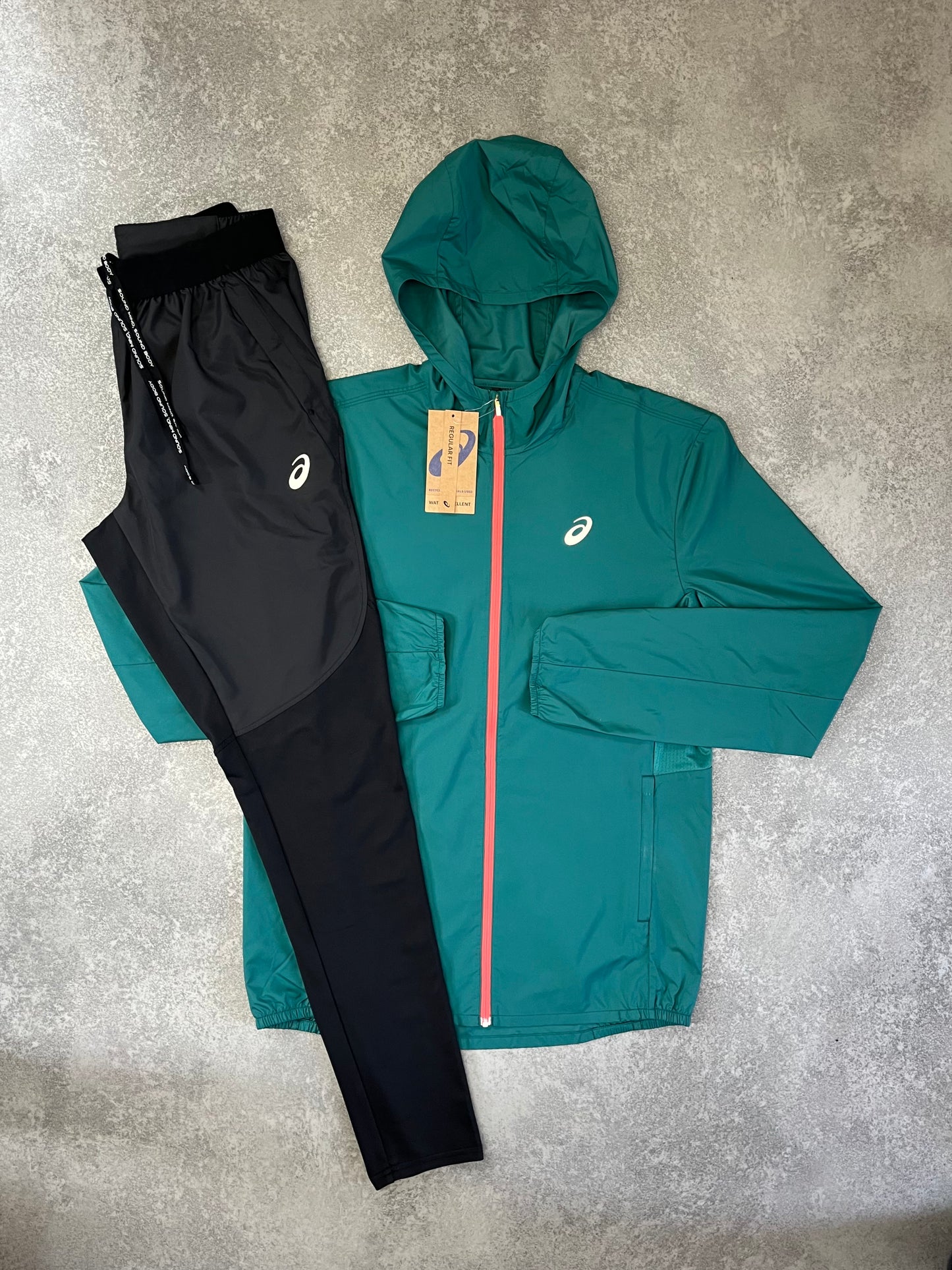 ASICS Green Jacket SET