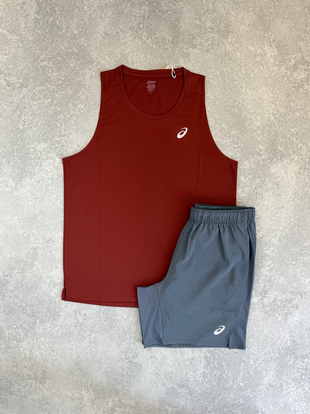 Dark Red Planet Core Vest Set
