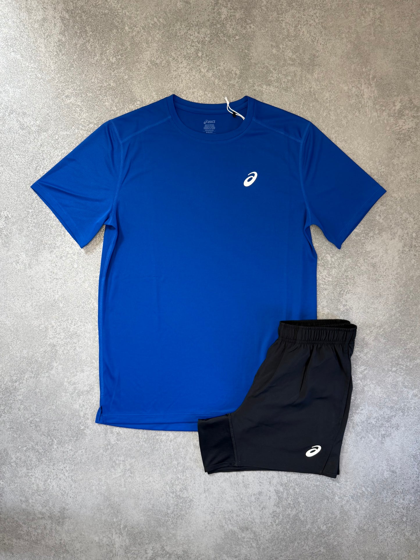 ASICS BLUE SHORT SET