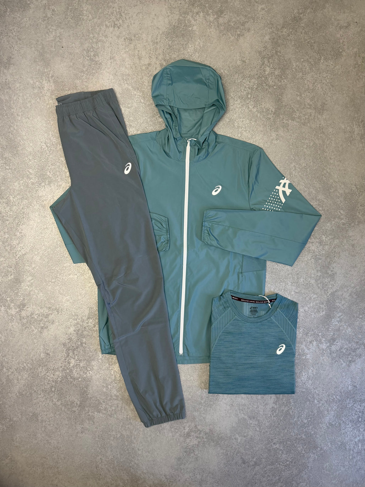 Teal Icon Jacket Triple Set