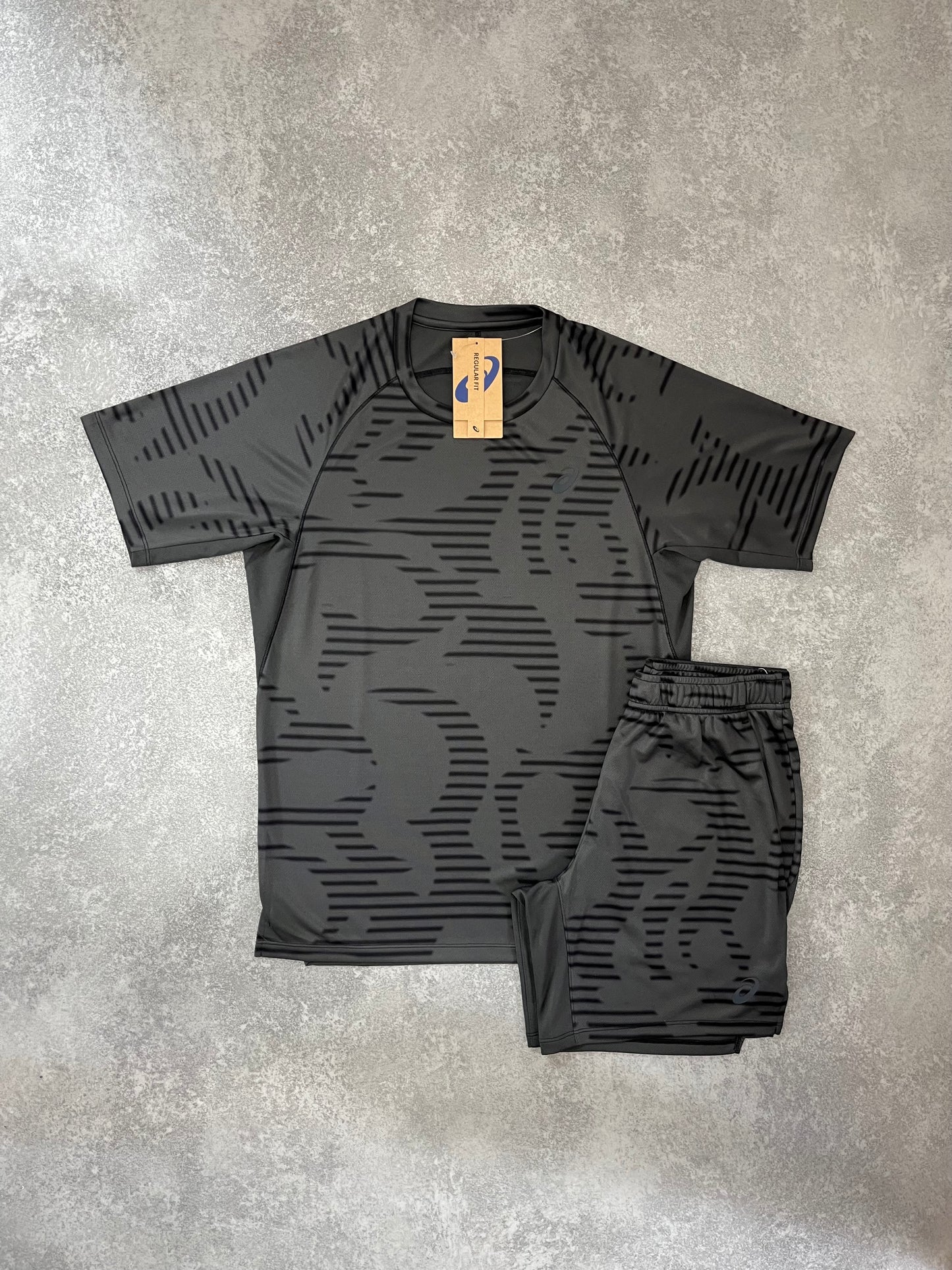 ASICS All Over Pattern Short SET