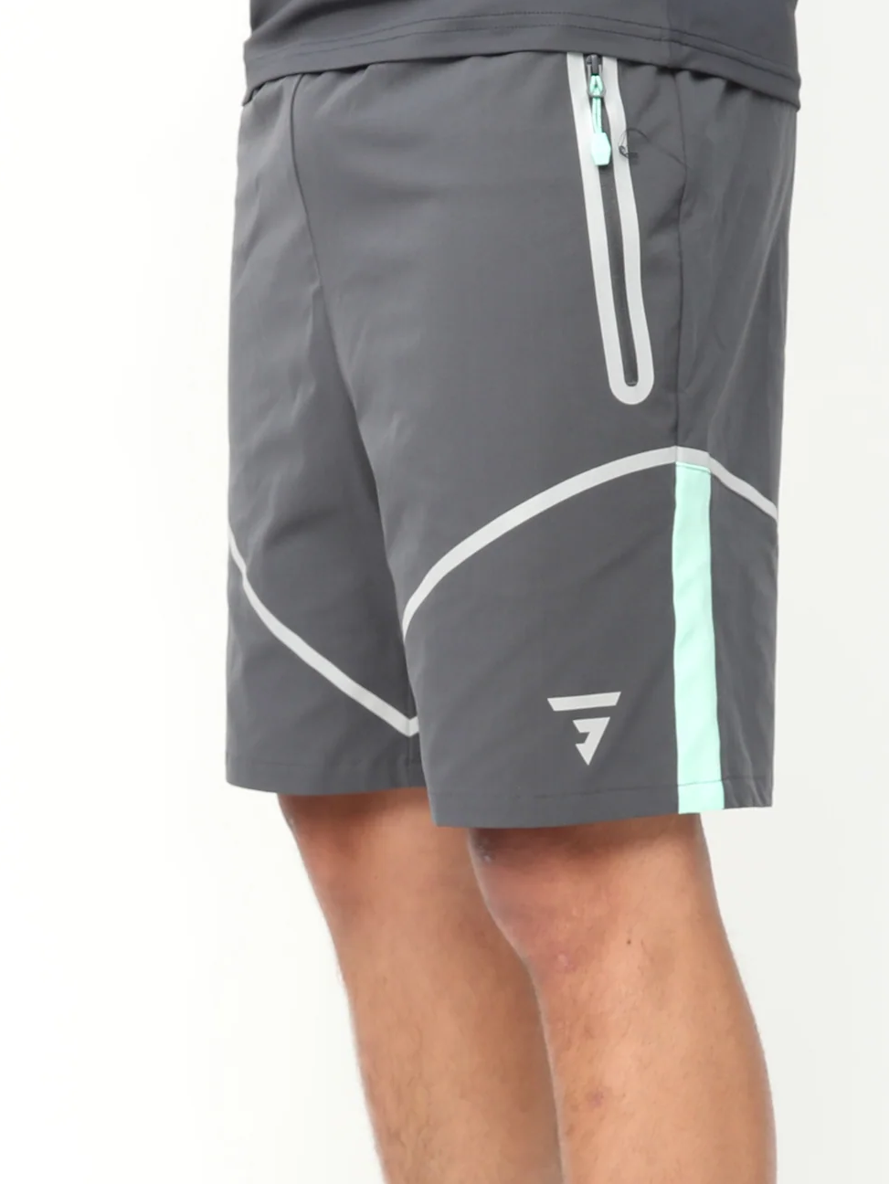 Reflect Jacket - Wolf Grey / Hyper Mint Short Set