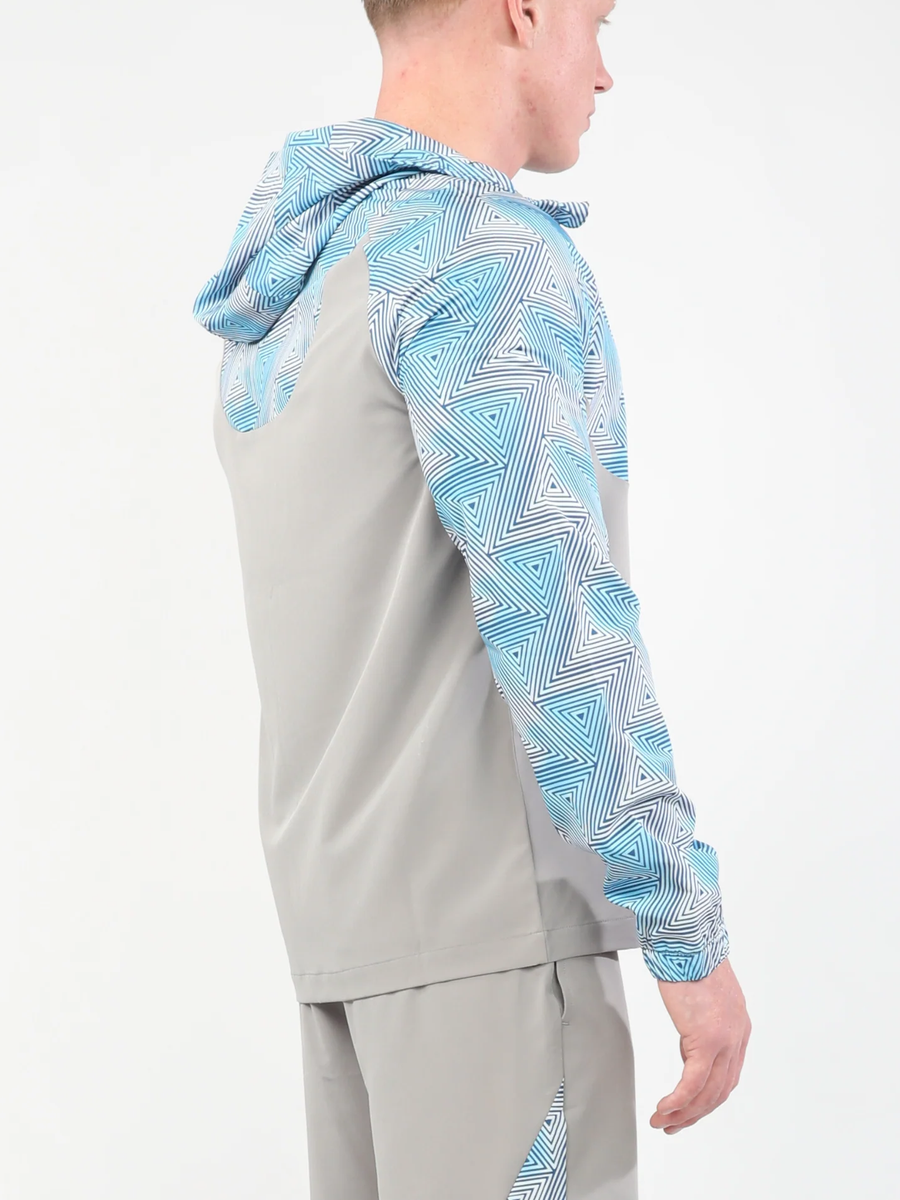 Prism Jacket - Platinum Grey/Blue Short Set