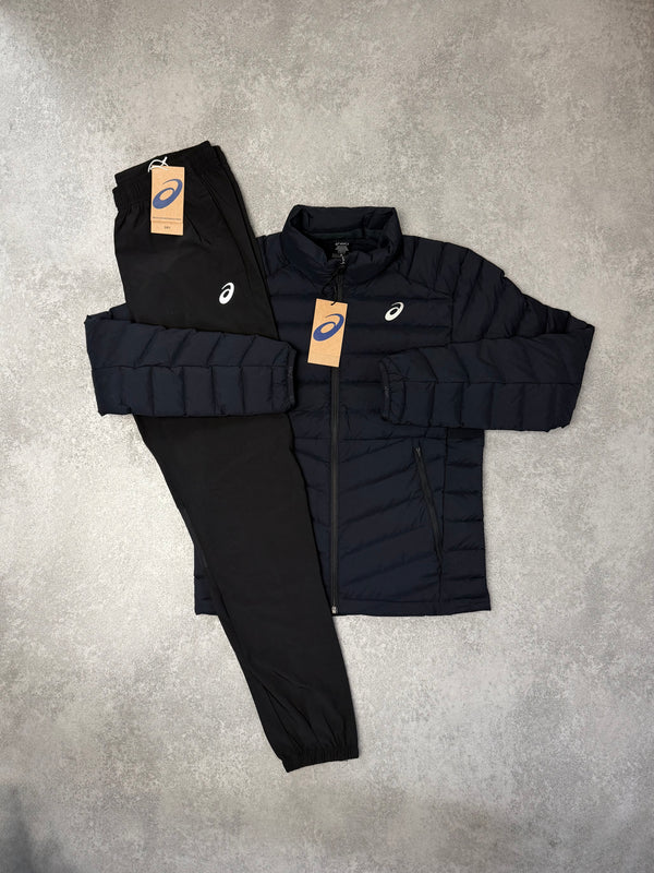 ASICS Performance Black Puffer Jacket SET