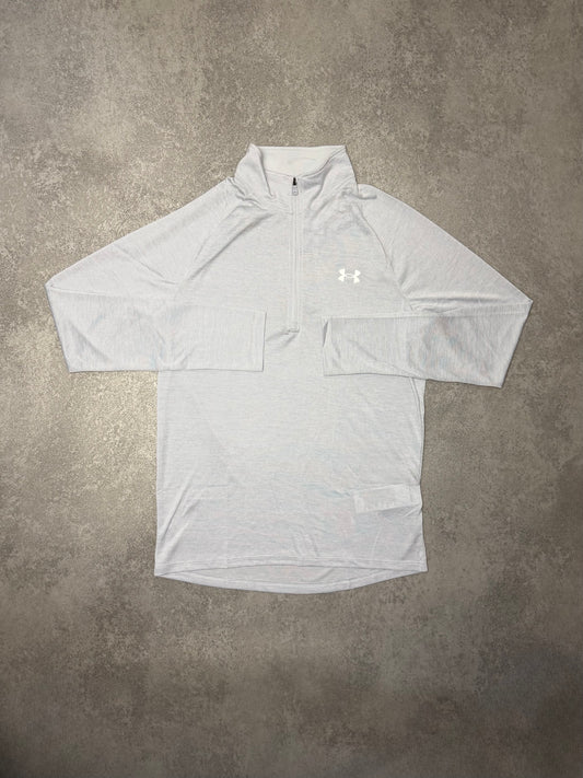 UA GREY TECH HALF ZIP TOP