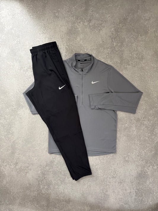 Nike Half Zip Tracksuit Set Grey