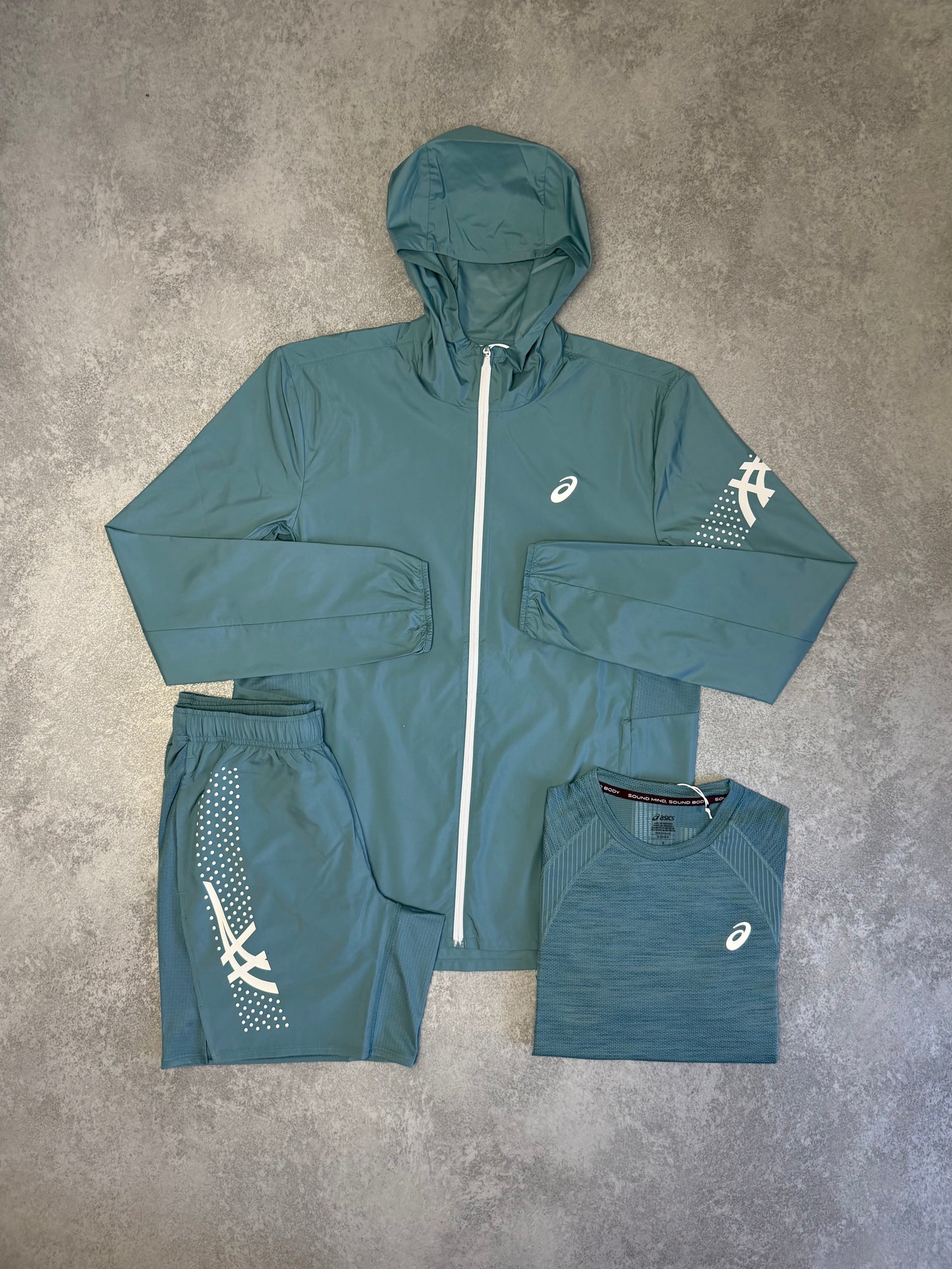 Teal Icon Jacket Triple Set