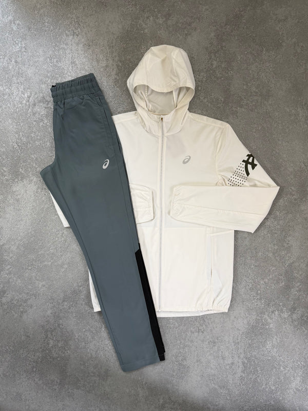 ASICS White Jacket SET