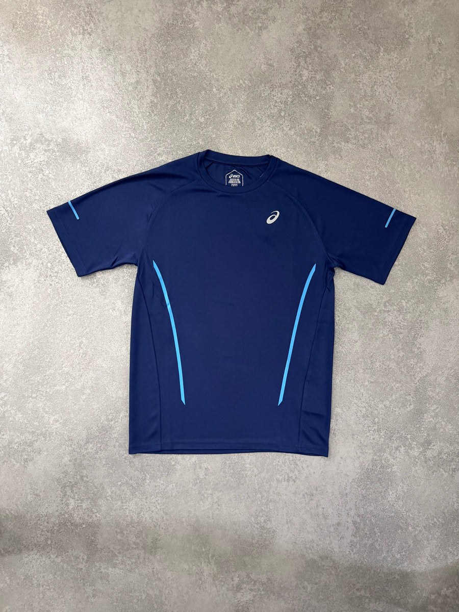 ASICS NAVY CURVED SEAM TOP