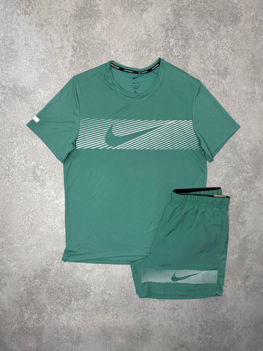 NIKE TEAL REFLECTIVE SET