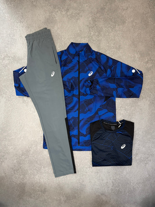 ASICS Blue Lite Show Jacket Triple SET