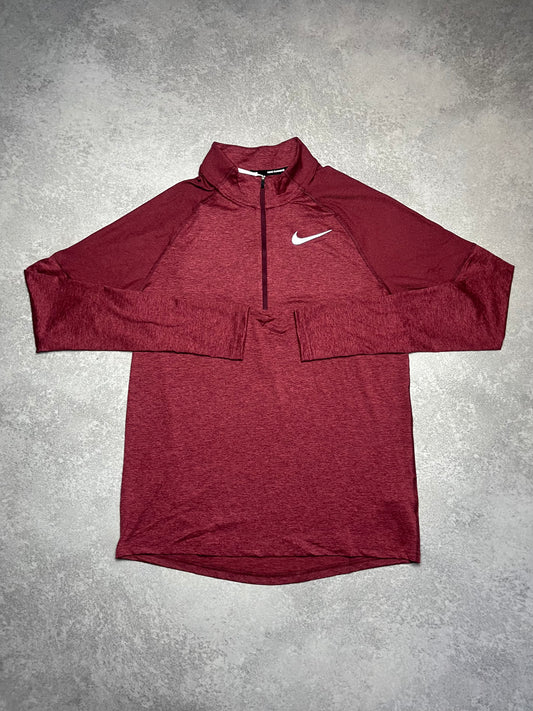 NIKE Burgundy Zip TOP