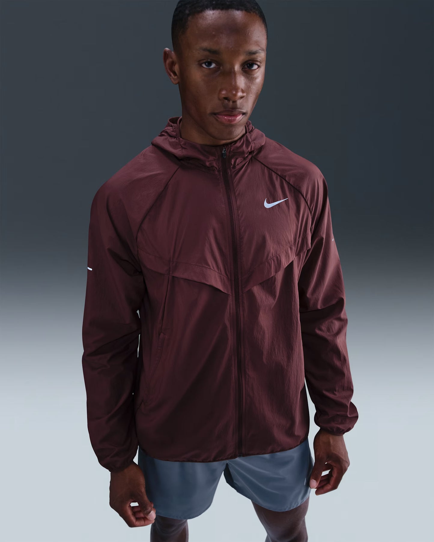 NIKE Burgundy UV Repel Triple SET