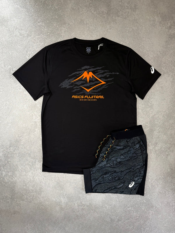 Fuji Trail Orange / Black Short Set