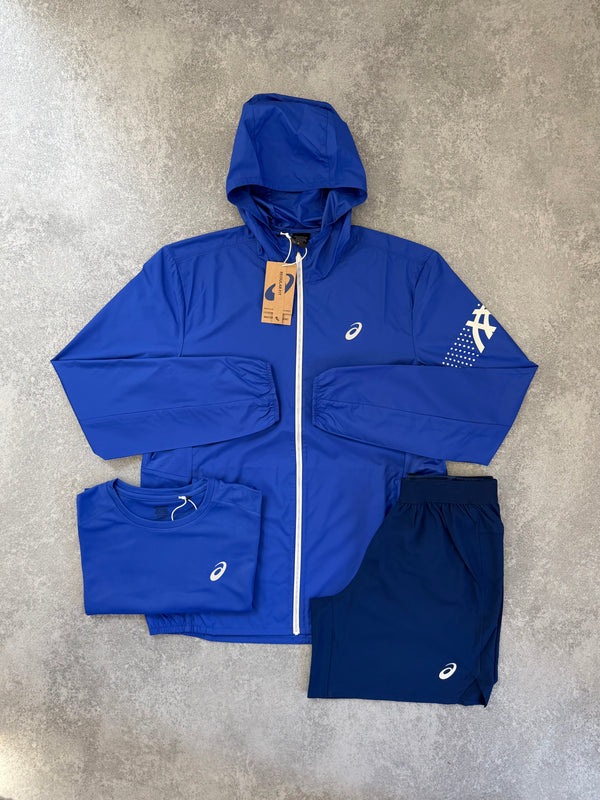 ASICS Blue Jacket Triple SET