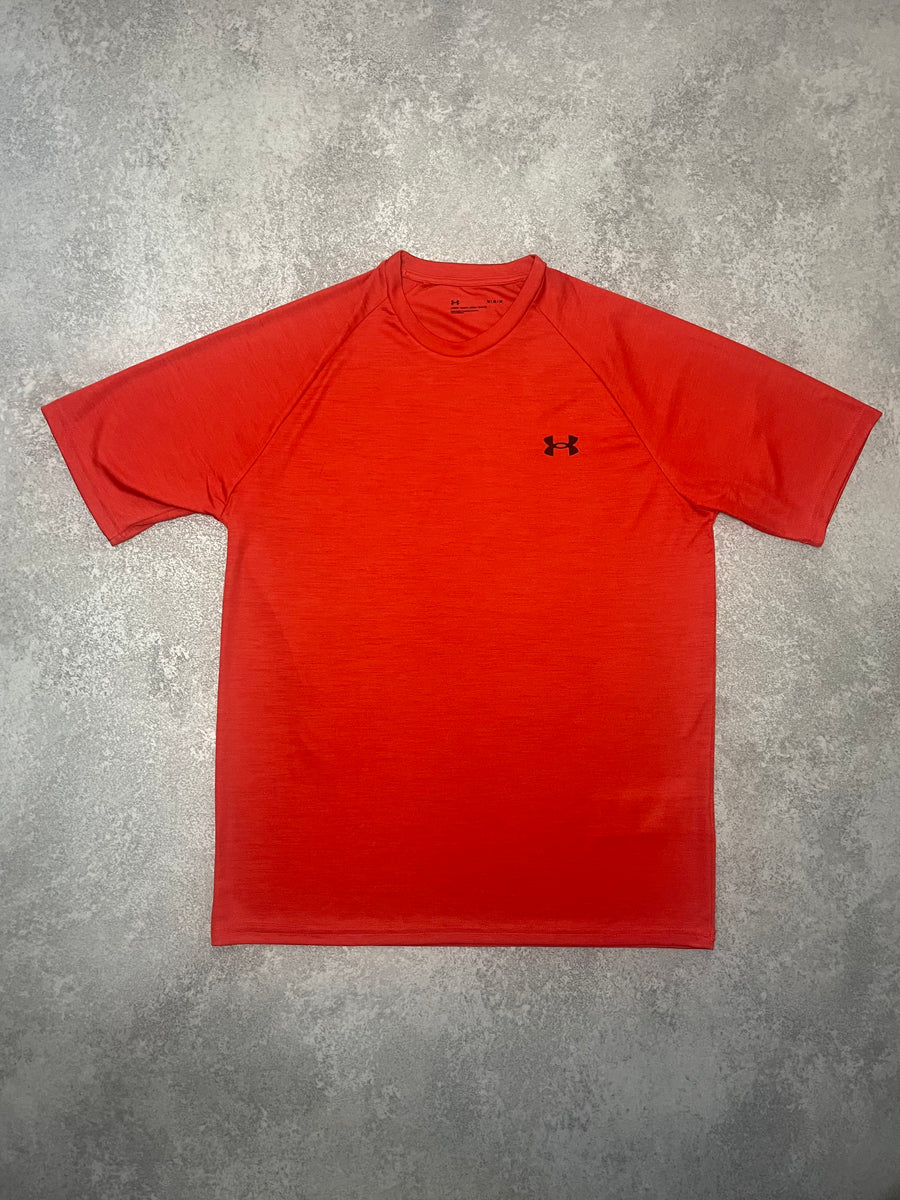 UA RED STRIPE TOP
