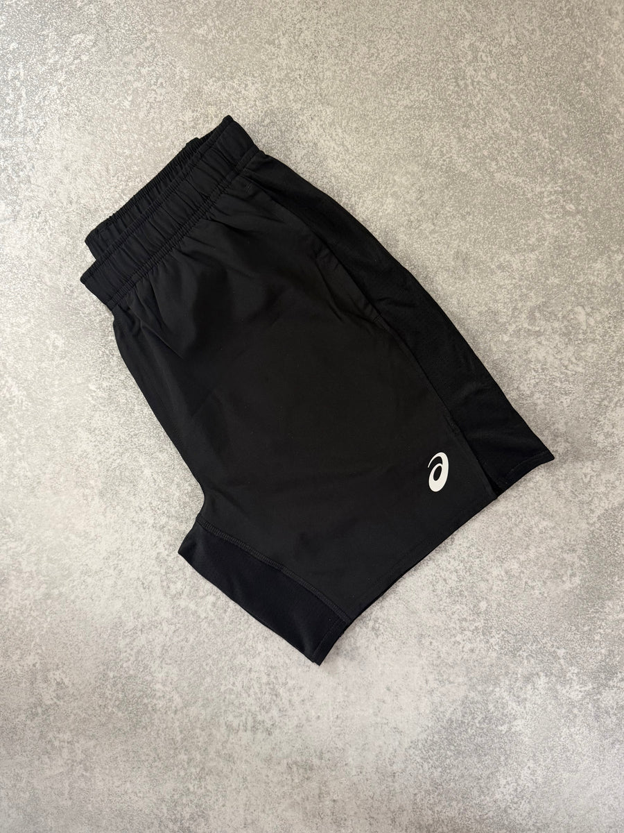ASICS BLACK SILVER SHORTS