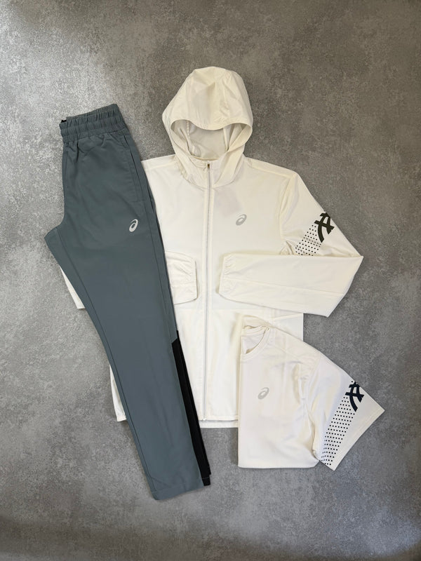 ASICS White Jacket Triple SET