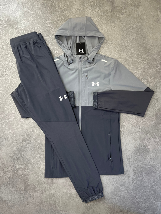 UA Grey Woven WindBreaker SET
