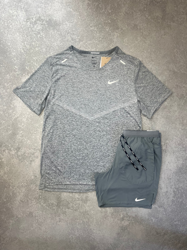 NIKE Pattern Grey Miler Short Set