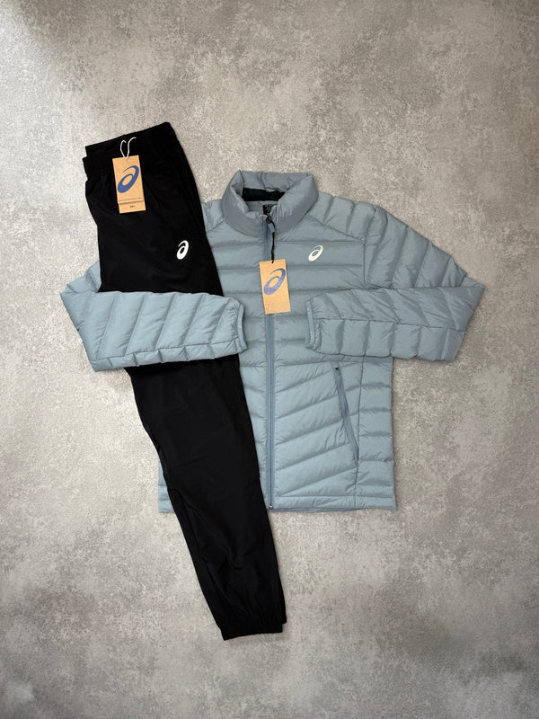 ASICS Grey Puffer Jacket SET