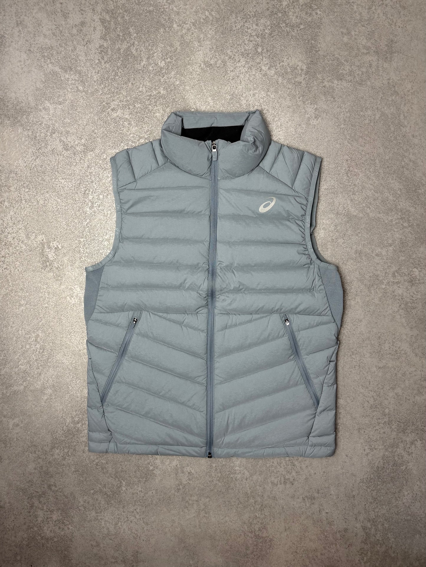 ASICS GREY PUFFER GILET