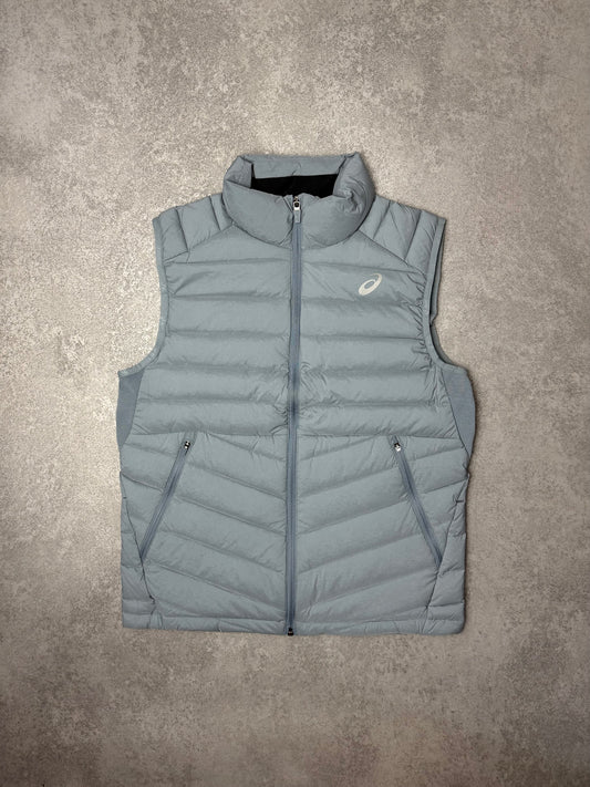 ASICS GREY PUFFER GILET