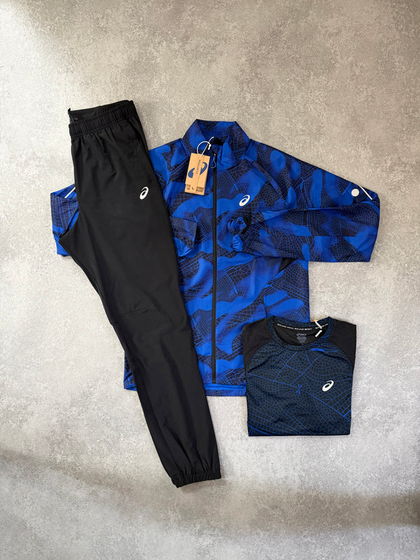 ASICS Blue Lite Show Jacket Triple SET