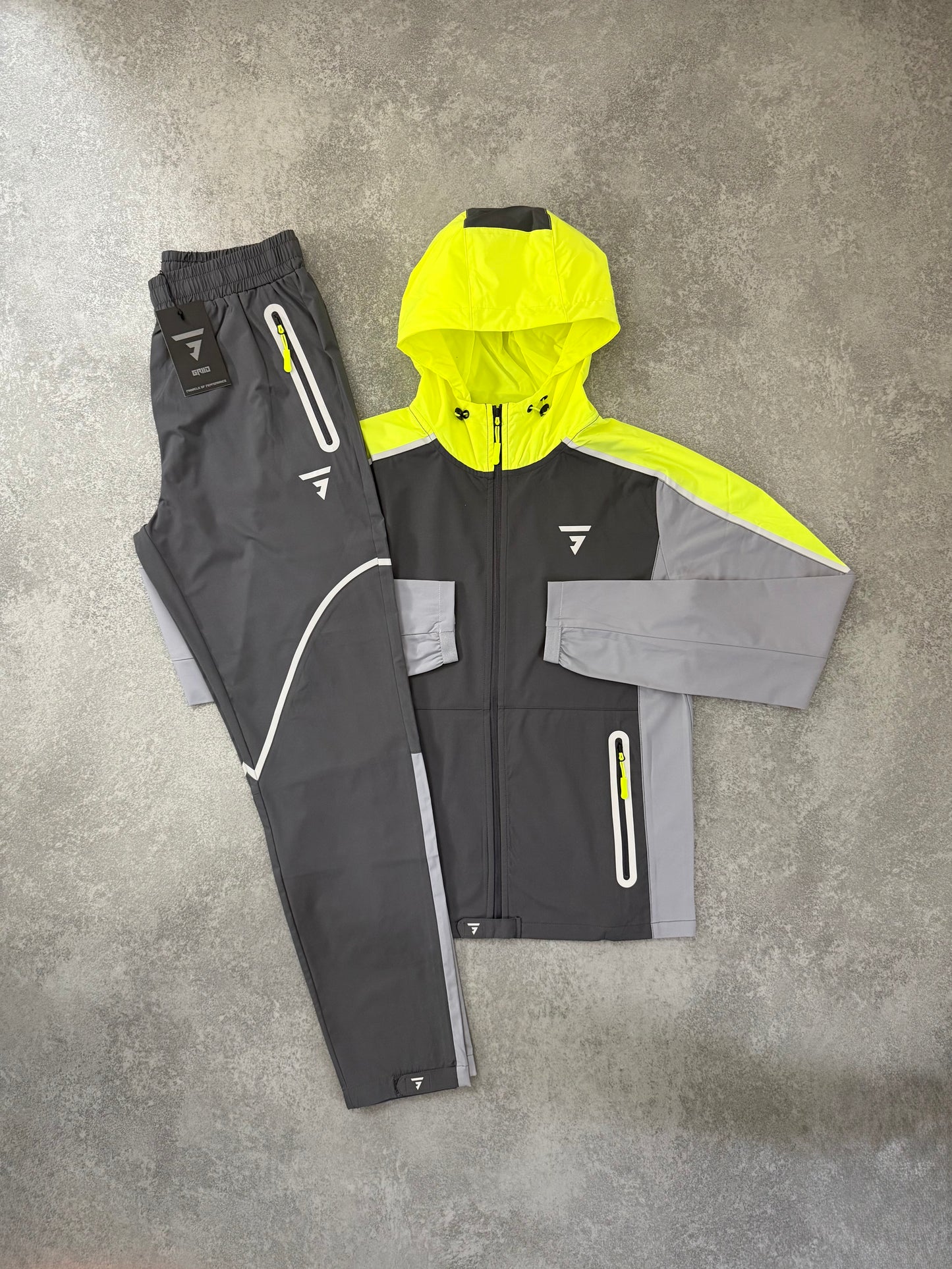 Griid Neon Reflect Jacket Set
