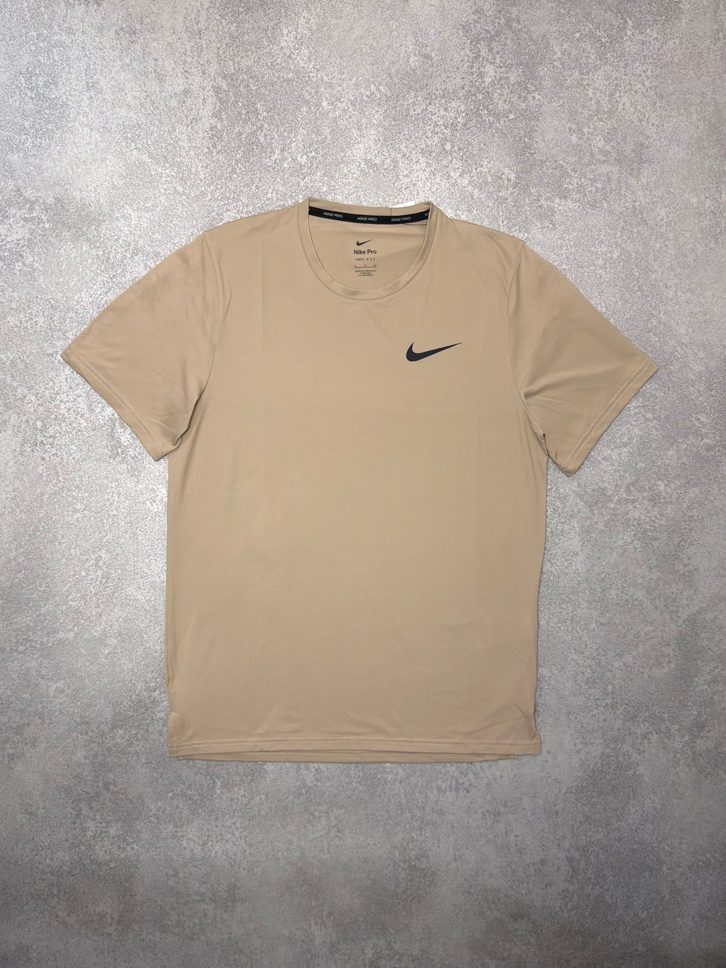 NIKE PRO DRI-FIT BEIGE TOP