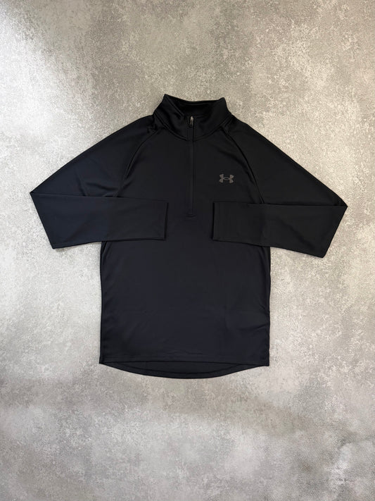 UA BLACK TECH HALF ZIP TOP