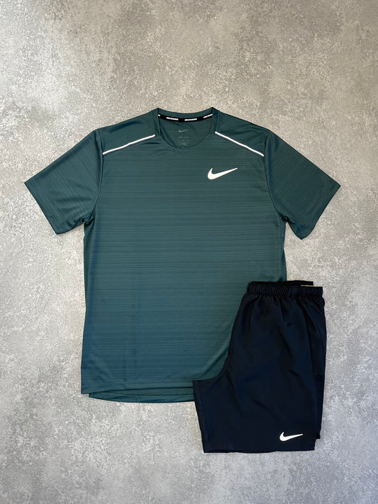 NIKE Jungle Green Miler Set