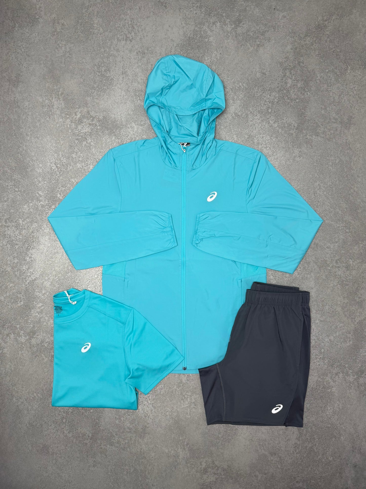 Cyan Triple Jacket Set