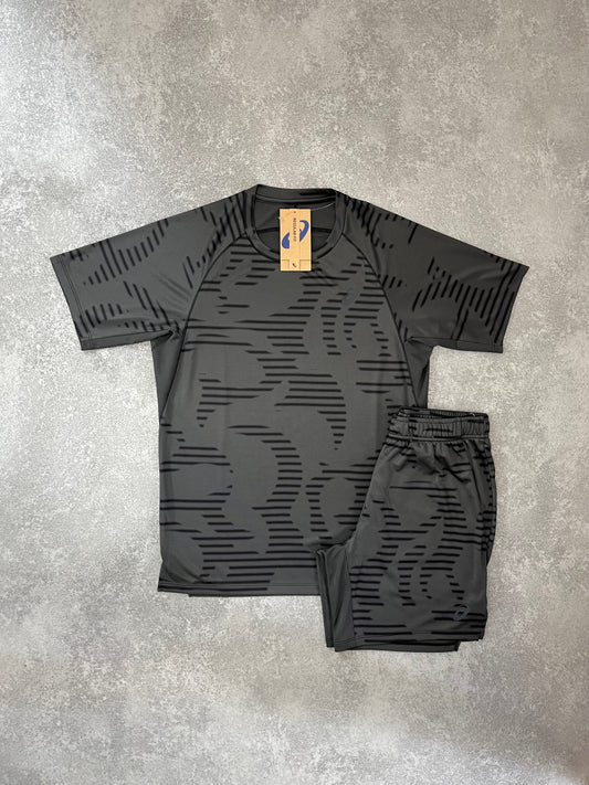 ASICS All Over Pattern Short SET
