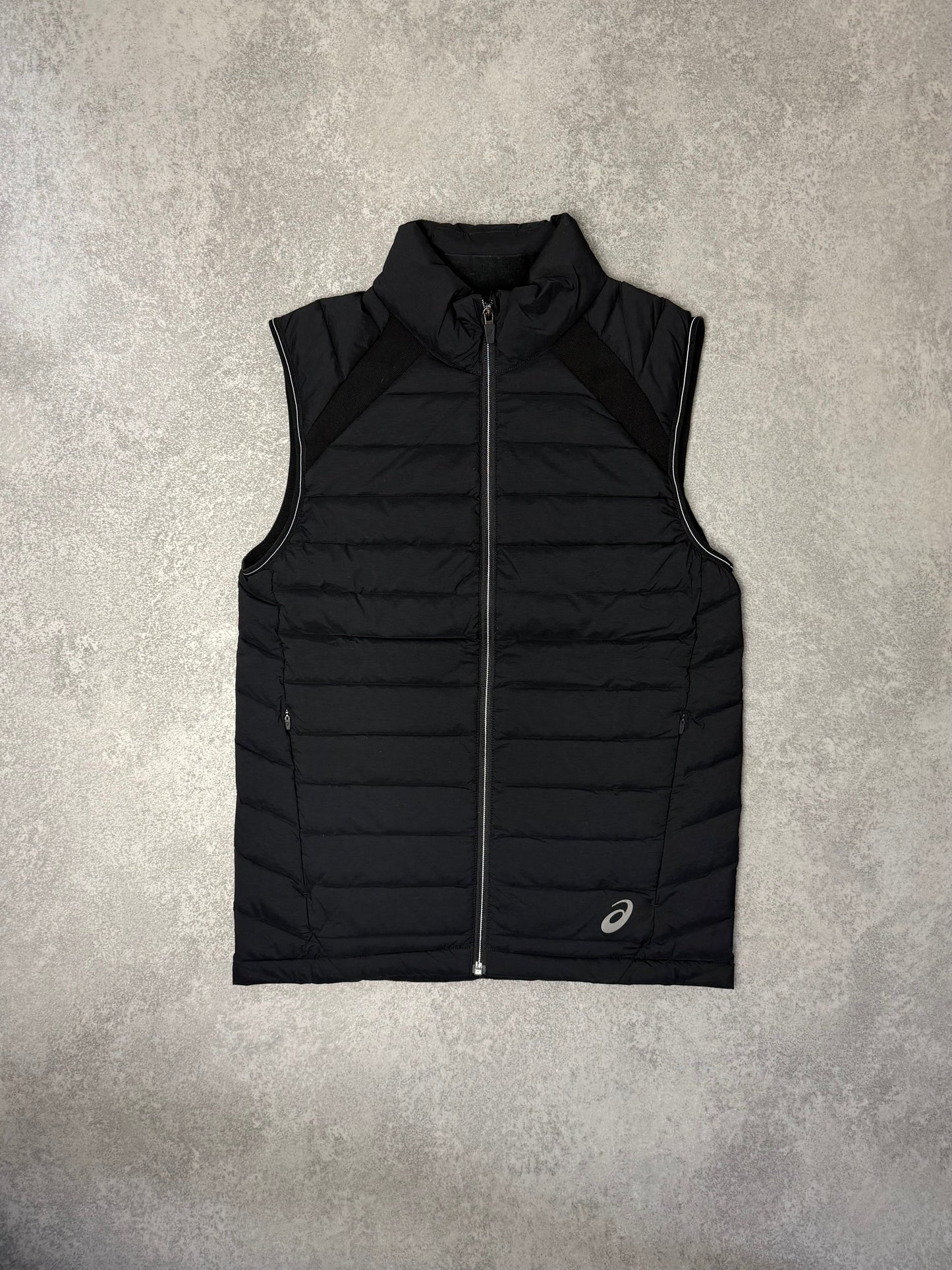 ASICS BLACK PUFFER GILET