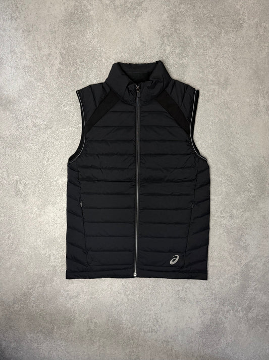 ASICS BLACK PUFFER GILET