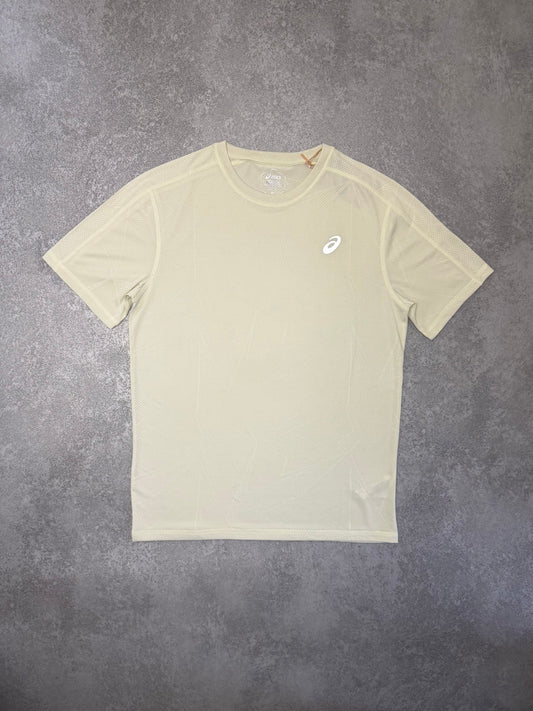 ASICS OYSTER WHITE JACQUARD TOP